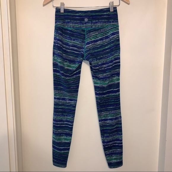Athleta Retreat Chaturanga Striped Ankle Leggings - Picture 6 of 11